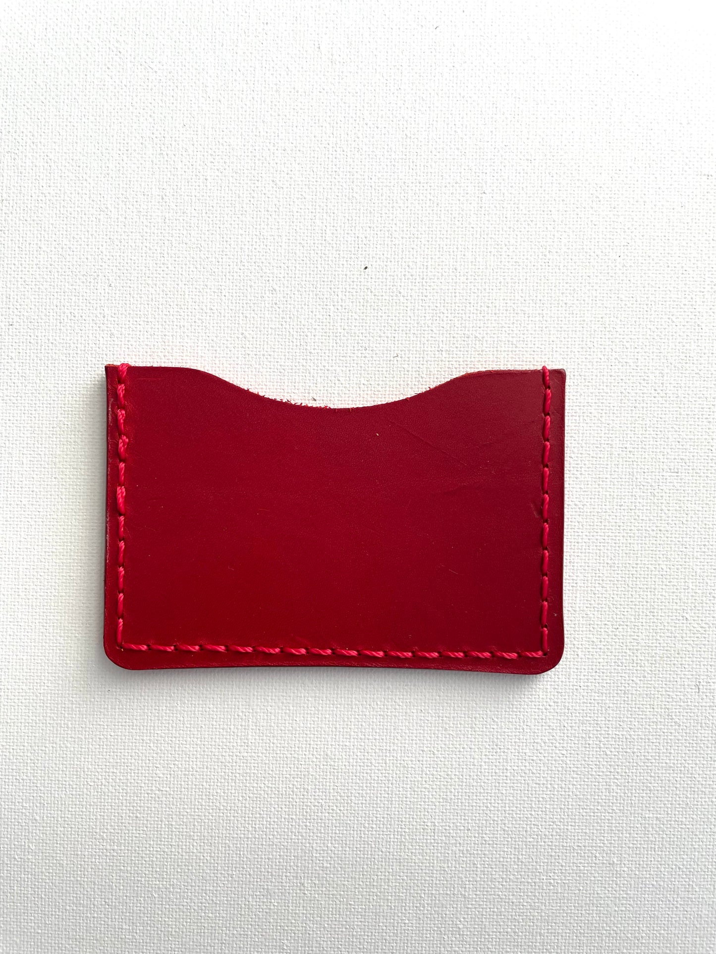 Minimalist Card Holder - Red