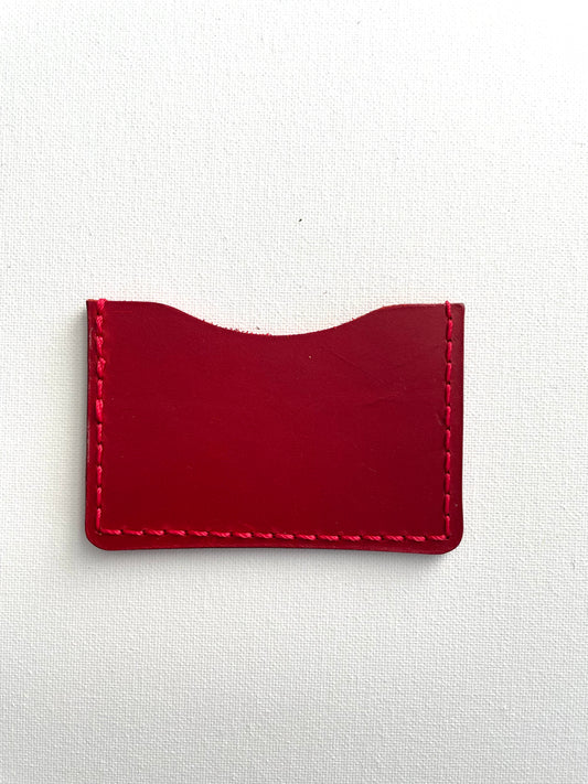 Minimalist Card Holder - Red