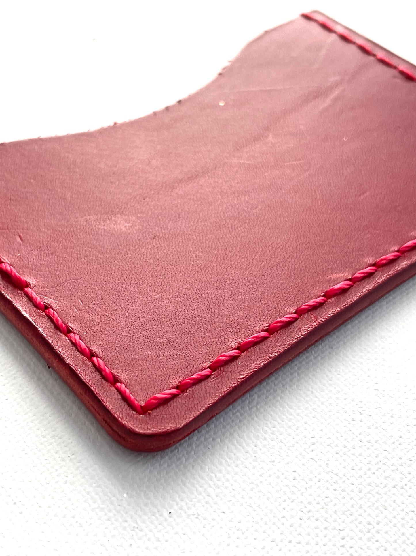 Minimalist Card Holder - Red