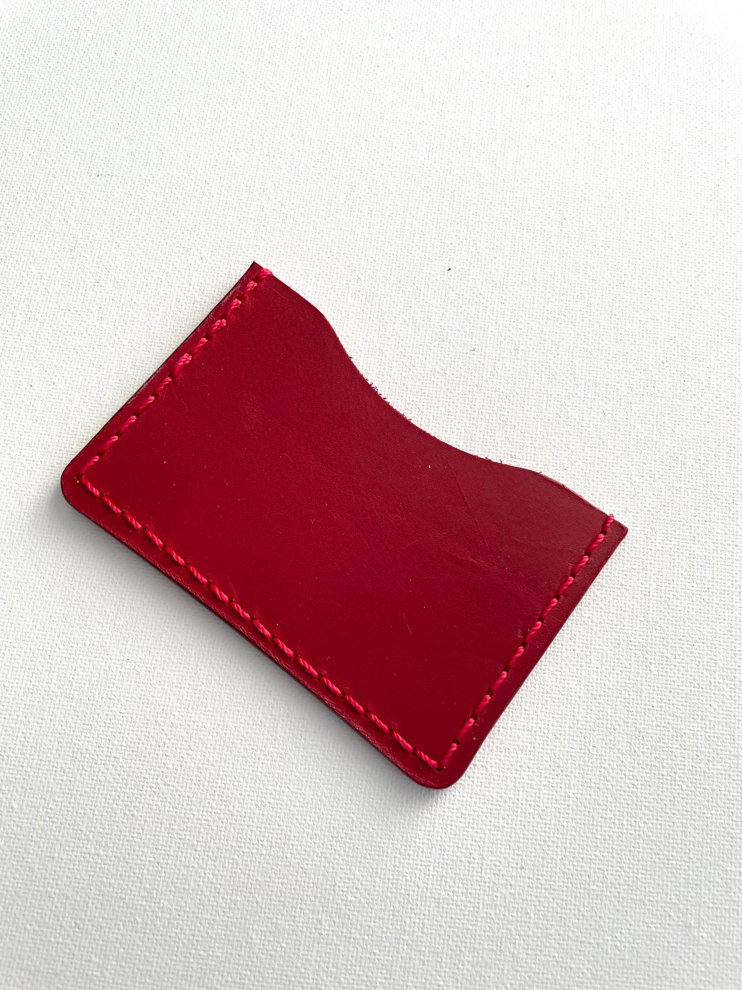 Minimalist Card Holder - Red